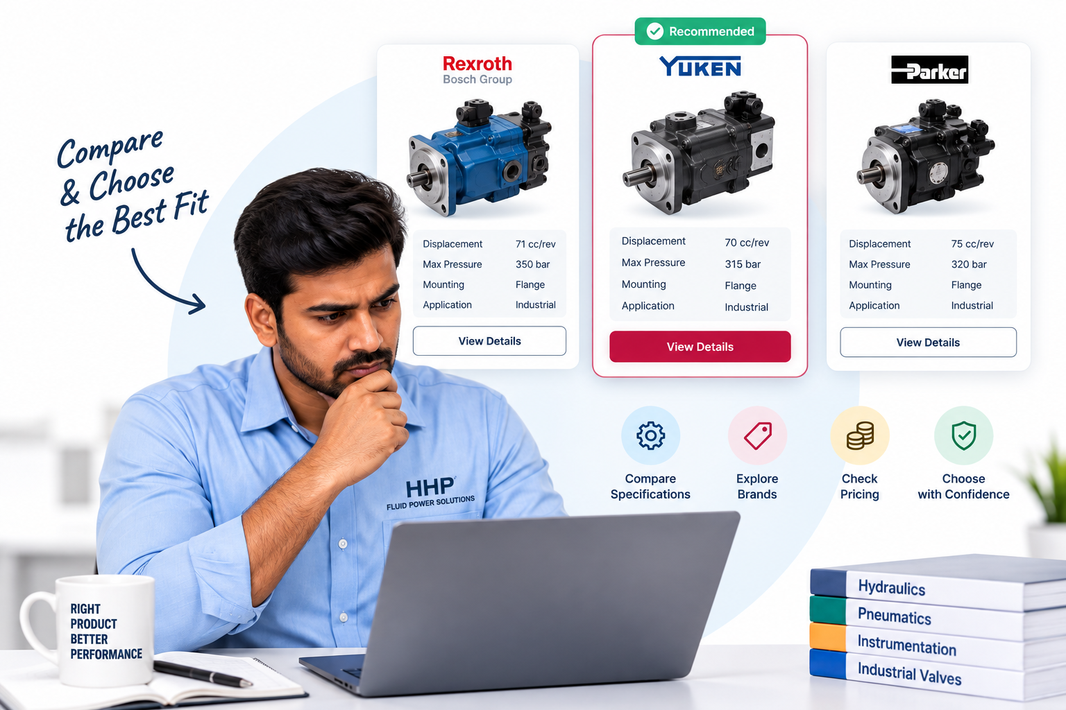 Compare brands and specifications